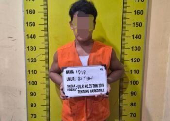 Sat Narkoba Polresta Deli Serdang Tangkap Pria di Pantai Labu, Sabu 0,42 Gram Diamankan