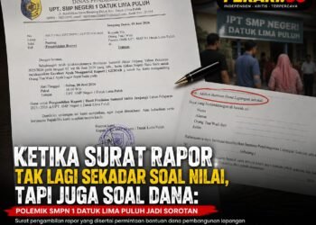 Ketika Surat Rapor Tak Lagi Sekadar Soal Nilai, Tapi Juga Soal Dana