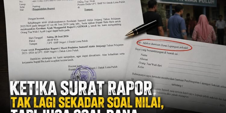 Ketika Surat Rapor Tak Lagi Sekadar Soal Nilai, Tapi Juga Soal Dana