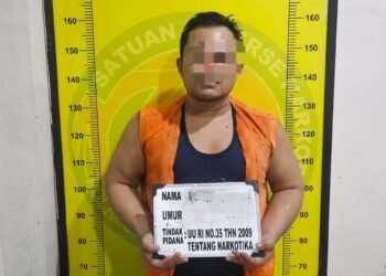 Satres Narkoba Polresta Deli Serdang Tangkap Terduga Penyalahguna Narkotika, Sabu 5,79 Gram Disita