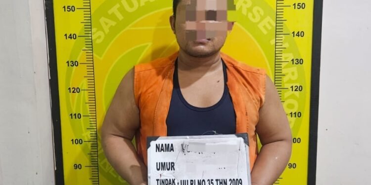 Satres Narkoba Polresta Deli Serdang Tangkap Terduga Penyalahguna Narkotika, Sabu 5,79 Gram Disita