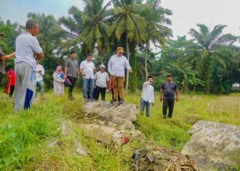 Bupati Batu Bara Tinjau Irigasi Desa Sei Muka, Siapkan Solusi untuk Dukung Produktivitas 200 Hektare Sawah