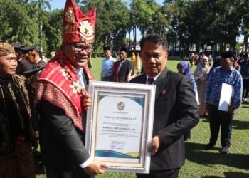 Bupati Deli Serdang Ganjar Kompol Dr. Fery Kusnadi Penghargaan, Berhasil Ungkap 230 Kasus Narkoba dalam Lima Bulan
