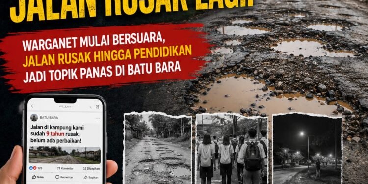 Warganet Mulai Bersuara, Jalan Rusak hingga Pendidikan Jadi Topik Panas di Batu Bara