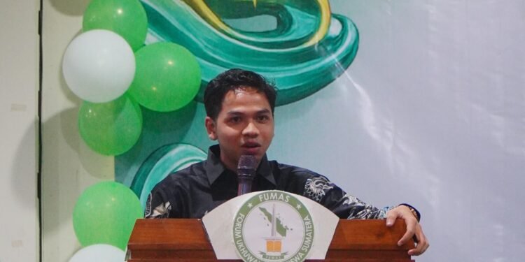 Harlah ke-32 FUMAS, Abdul Halim Hutabarat Dorong Organisasi Mahasiswa Sumatera Lebih Adaptif