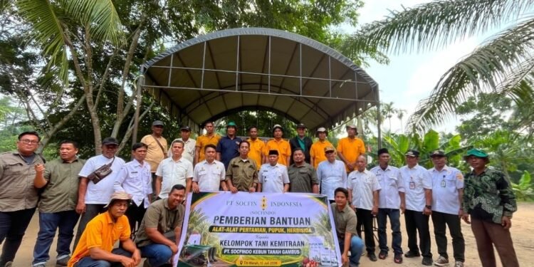 PT Socfindo Salurkan Bantuan Rp380 Juta untuk Petani Batu Bara