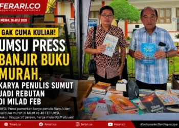 Gak Cuma Kuliah! UMSU Press Banjir Buku Murah, Karya Penulis Sumut Jadi Rebutan di Milad FEB