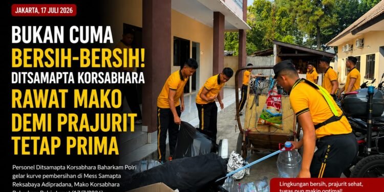 Bukan Cuma Bersih-Bersih! Ditsamapta Korsabhara Rawat Mako Demi Prajurit Tetap Prima