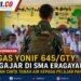 Satgas Yonif 645/GTY Mengajar di SMA Eragayam, Tanamkan Cinta Tanah Air kepada Pelajar Papua