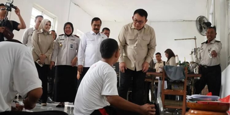 Hari Anak Nasional 2026, Agus Andrianto Motivasi Anak Binaan di LPKA Tangerang