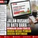 Jalan Rusak di Batu Bara Membanjiri Aduan Ferari.co, Warga Desak Pemkab Segera Bertindak