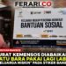 Surat Kemensos Diabaikan? Batu Bara Pakai Lagi Label “Keluarga Miskin” pada Stiker Bansos