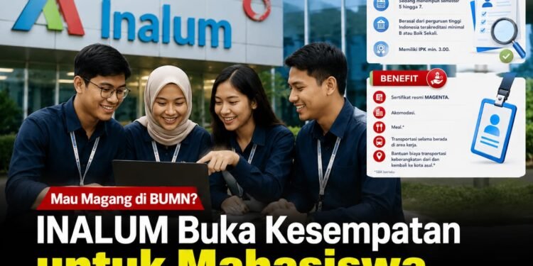 Mau Magang di BUMN? INALUM Buka Kesempatan untuk Mahasiswa, Daftar Cuma Sampai 1 Agustus!