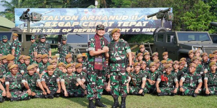 Pangdam I/Bukit Barisan Tekankan Adaptasi Teknologi, Yonarhanud 11/WBY Diminta Perkuat Profesionalisme Prajurit