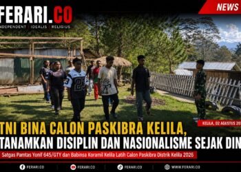 TNI Bina Calon Paskibra Kelila, Tanamkan Disiplin dan Nasionalisme Sejak Dini