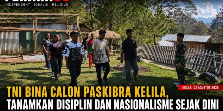 TNI Bina Calon Paskibra Kelila, Tanamkan Disiplin dan Nasionalisme Sejak Dini