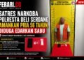 Satres Narkoba Polresta Deli Serdang Amankan Pria 56 Tahun, Diduga Edarkan Sabu di Granit Indah Residence