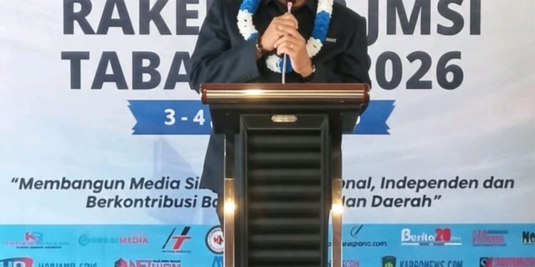 Anto Genk Luruskan Makna “Londo Ireng” Presiden Prabowo pada Rakercab JMSI Tabagsel 2026