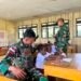 Tingkatkan Semangat Belajar Anak Papua, Satgas Yonif 645/GTY Kunjungi SD Inpres Eragayam