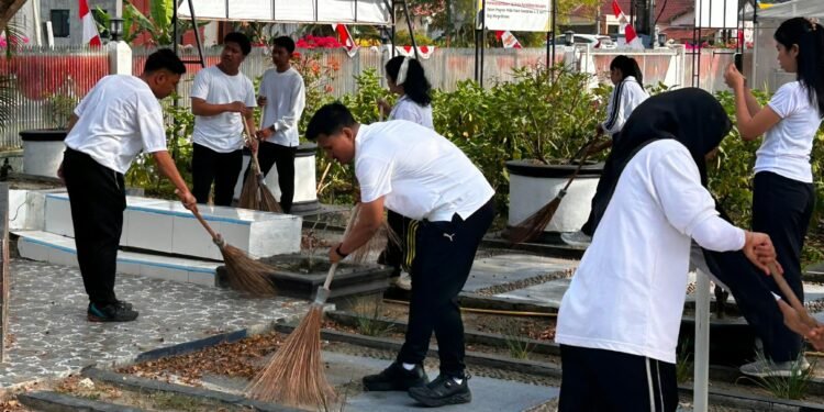Semarak HUT ke-81 RI, Lapas Labuhan Ruku Gelar Aksi Bersih Lingkungan