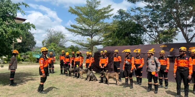 Tim K-9 SAR Polri Sisir Lokasi Rawan di Reo, Dua Site Dinyatakan Clear