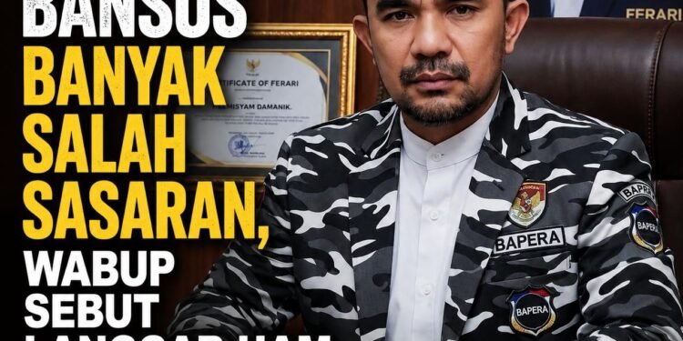 Bansos Banyak Salah Sasaran, Wabup Sebut Langgar HAM, Helmi: Siapa Bertanggung Jawab?