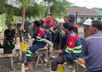 Satgas Pamtas Yonif 645/Gardatama Yudha Pererat Toleransi Beragama Bersama Warga Muslim di Yalimo