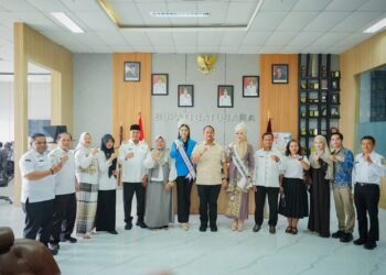 Bupati Baharuddin Dukung Nabilah dan Keysa, Dorong Promosi Songket serta UMKM Batu Bara ke Tingkat Nasional