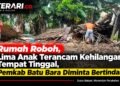 Rumah Roboh, Lima Anak Terancam Kehilangan Tempat Tinggal, Pemkab Batu Bara Diminta Bertindak